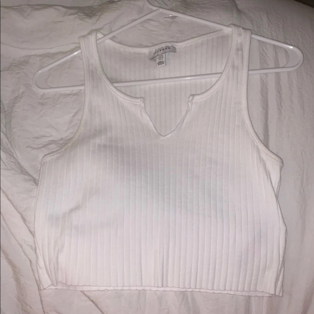 white topshop tank top